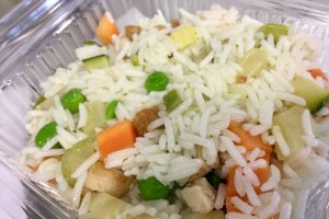 Riso basmati con verdure e pollo