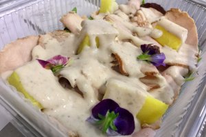 Vitello tonnato con patate al vapore